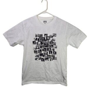 Uniqlo UT Mobile Suite Gundam 40th Anniversary White Men's Graphic Tee Size M